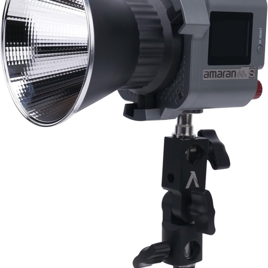 Aputure Amaran COB 60X S LED Video Light Bowens Mount,33,300 lux @1m Bi-Color 2700-6500k Photography Studio Lighting,AC/DC Power Support with App Control