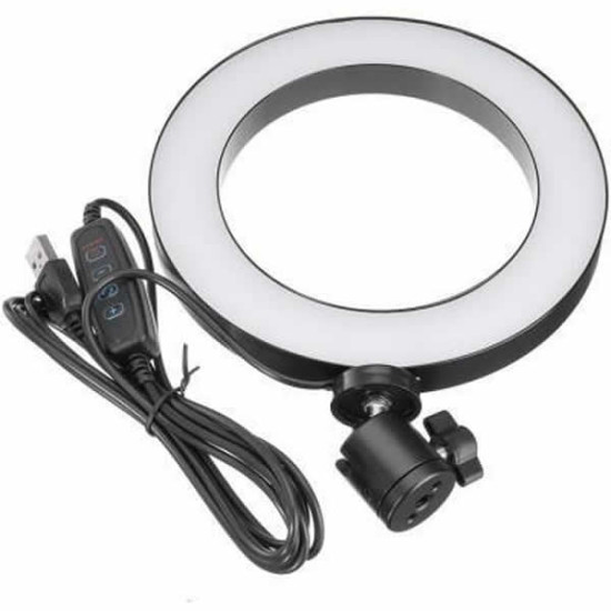 10 inch Ring Light with Tripod Stand and Phone Holder (Ringlight Kit Totally 70" Tall), USB Powered Circle Light for Phone Selfie Photo, Video Recording, TikTok Streaming (10 inch)