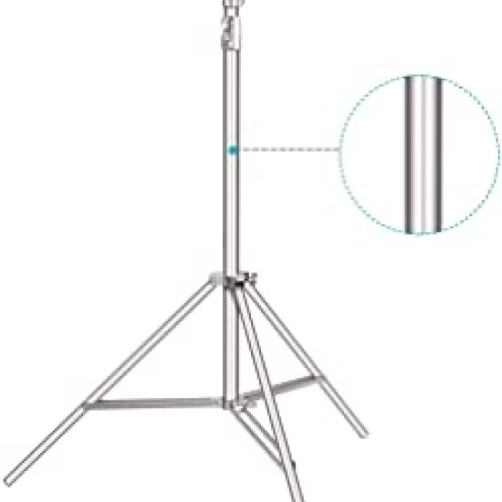 2.8M light stand steel (silver)
