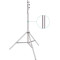 2.8M light stand steel (silver)