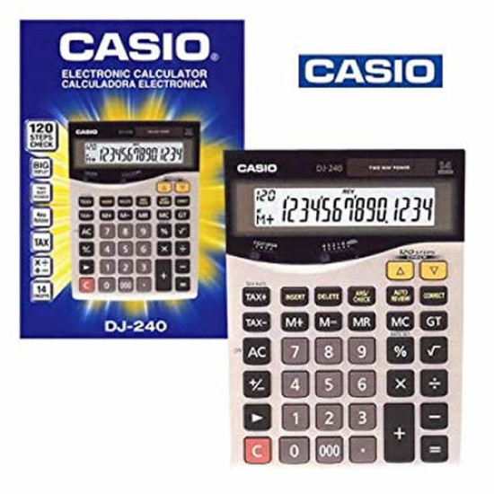 CASIO DJ-240 CALCULATOR 14 DIGITS