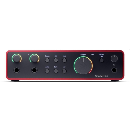 Focusrite Scarlett 2i2 Studio 4th Gen USB Audio Bundle 