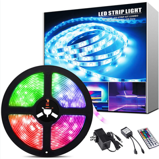 5M LED Light Strip , [White, RGB, , All In One Strip] Flexible  DC12V 300Leds RGBW LED Rope Light Strip With  Controller & Power 