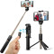 4 In 1 Extendable Tripod For Mobile Phone And Action Camera With Wireless Remote Shutter 360° Phone Holder