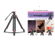 FVT-901G 79 Inch Heavy Duty Professional Camera Tripod Video Tripod with 360 Degree Fluid Head