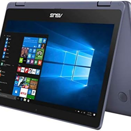ASUS VivoBook Flip 12 Laptop, 11.6 Touch Screen, Intel Pentium, 4GB Memory, 64GB Solid State Drive, Windows 10 Home in S Mode, TP2 