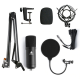 MAONO Au-A03 Condenser XLR Microphone Kit Podcast Mic with Boom Arm XLR Microphone Stand MAONO Au-A03 Condenser XLR Microphone Kit Podcast Mic with Boom Arm XLR Microphone Stand