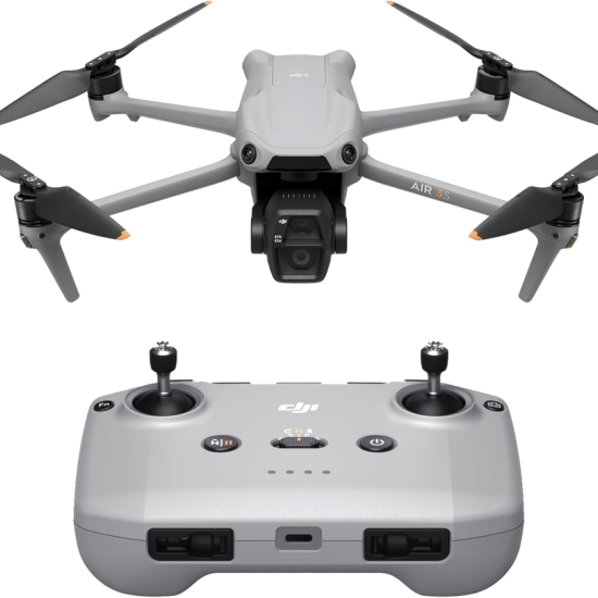DJI Air 3S Drone with RC-N3 Fly More Combo Camera 4K, Dual-Camera Drone