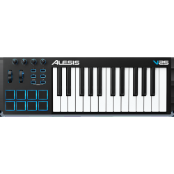Alesis V25 MKII, a 25-key USB MIDI keyboard and music production controller