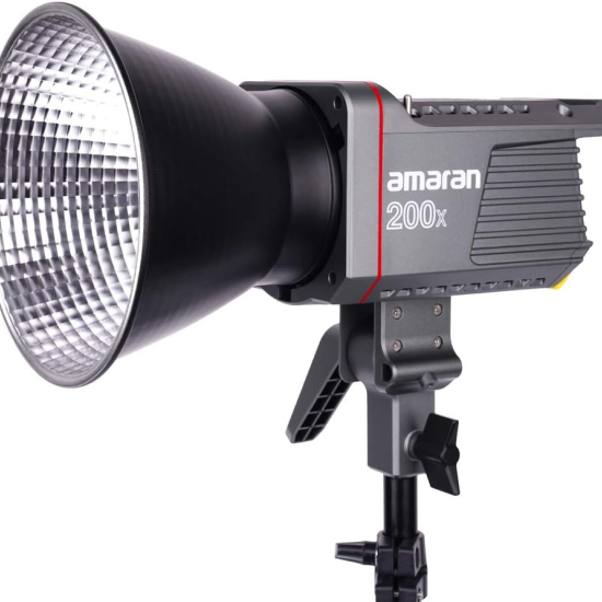 Amaran 200x Bi-Color LED Video Light, 200W 2700-6500k 51600lux@1m Bluetooth App Control 9 Built-in Lighting Effects DC/AC Power Supply, Made by Aputure