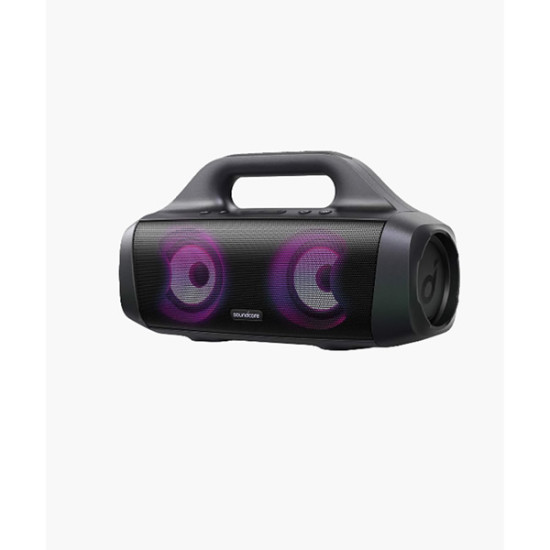 Anker Soundcore Select Pro, Outdoor Bluetooth Speaker with BassUp Technology, IPX7 Waterproof, 16H Playtime, App, LED Lights, Built-in Handle, Portable Bluetooth Speaker for Outdoors, Camping