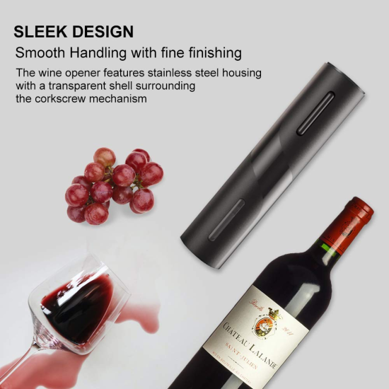 Automatic Electric Wine Opener  with Foil Cutter 