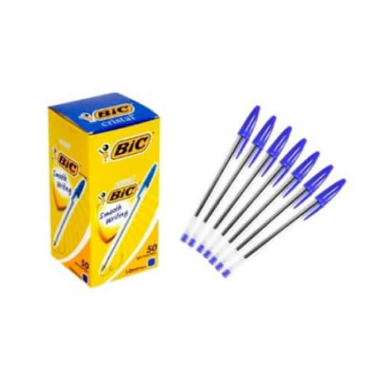 BIC BIRO BLUE PEN  - 50PCS