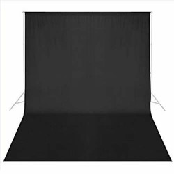 BLACK Seamless Paper Backdrop roll 3 x 11m