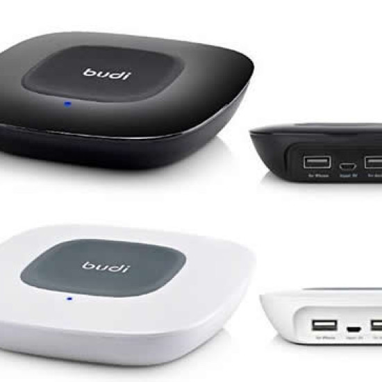 BUDI WIRELESS CHARGER MG3A2000-WITH 2 USB PORTS