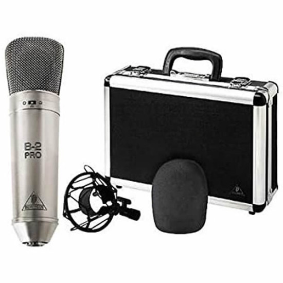 Behringer B-2 PRO Professional Gold-Sputtered Large Dual-Diaphragm Studio Condenser Microphone