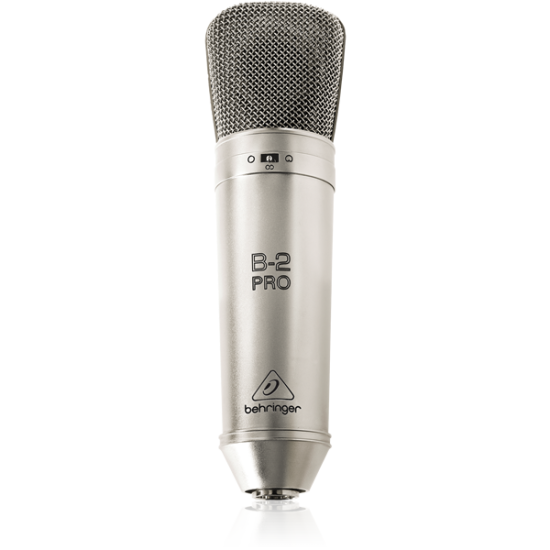 Behringer B-2 PRO Professional Gold-Sputtered Large Dual-Diaphragm Studio Condenser Microphone