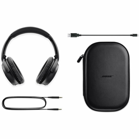 Bose Quiet Comfort 35 II Wireless Bluetooth Headphones, Noise-Cancelling, With Alexa Voice Control