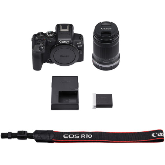 Canon EOS R10 Mirrorless Camera with 18-45mm STM Lens