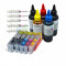 CANON REFILL CARTRIDGE PLUS REFILL INK SET FOR PIXMA 7240 CARTRIDGES