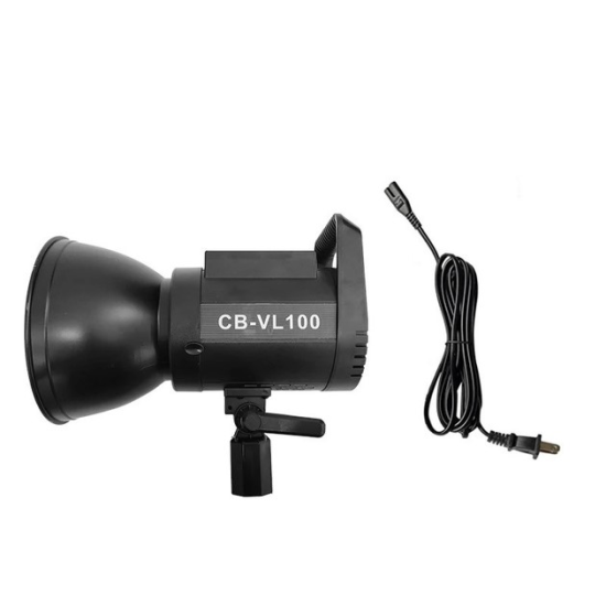 CB-VL100 100W Battery-Operated Bi-Colour Dimmable LED Video Light Outdoor Cob