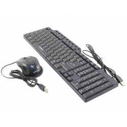 CROWN CMMK-520B WIRED MULTIMEDIA SET KEYBOARD AND MOUSE