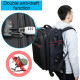 Caden K10 professional waterproof polyester   anti theft camera trolley backpack bag with wheels