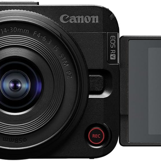 Canon EOS R50 V Mirrorless Camera with RF-S14-30mm F4-6.3 is STM PZ Lens