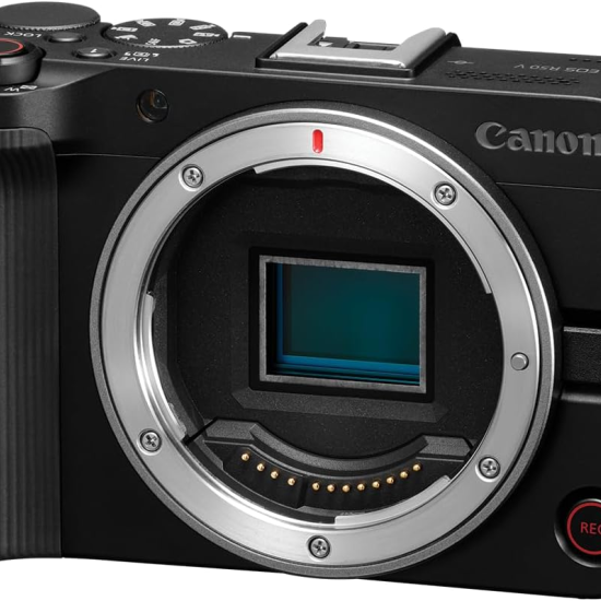 Canon EOS R50 V Mirrorless Camera with RF-S14-30mm F4-6.3 is STM PZ Lens