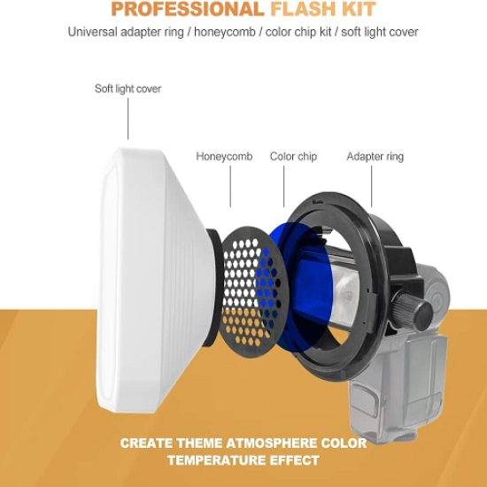 D1235 3 Pieces Set Professional Flash Kit 