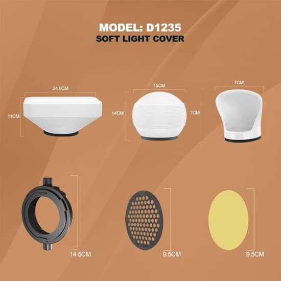 D1235 3 Pieces Set Professional Flash Kit 