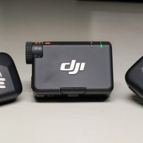 DJI Mic Mini Wireless compact Microphone System for Smartphones, Cameras, Laptops, Compact and Portable Wireless Mic Lavalier with Dual-Channel Recording