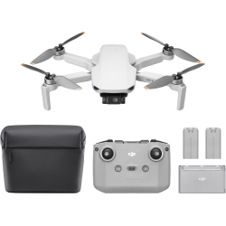  DJI Mini 4K Fly More Combo, Drone with 4K UHD Camera for Adults, Under 249 g, 3-Axis Gimbal Stabilization, 10km Video Transmission   