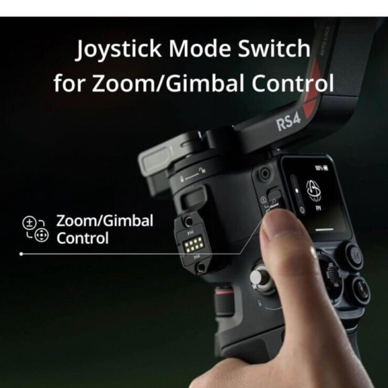 DJI RS 4 3-Axis Gimbal Stabilizer for Cameras - Black