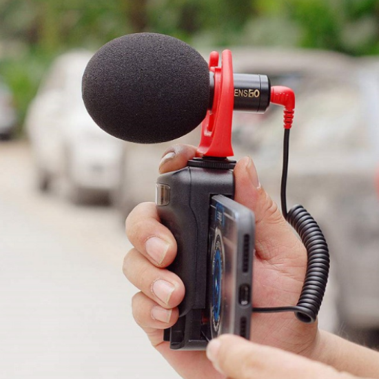 LENSGO LYM-DMM1 Directional Condenser Microphone For DSLR, SMARTPHONES & ACTION CAM