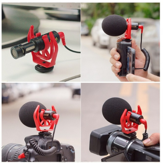 LENSGO LYM-DMM1 Directional Condenser Microphone For DSLR, SMARTPHONES & ACTION CAM