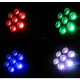 DNA-710 LED moving head 7pcs 10w RGB 3in1 led mini beam wash moving head light stage lighting