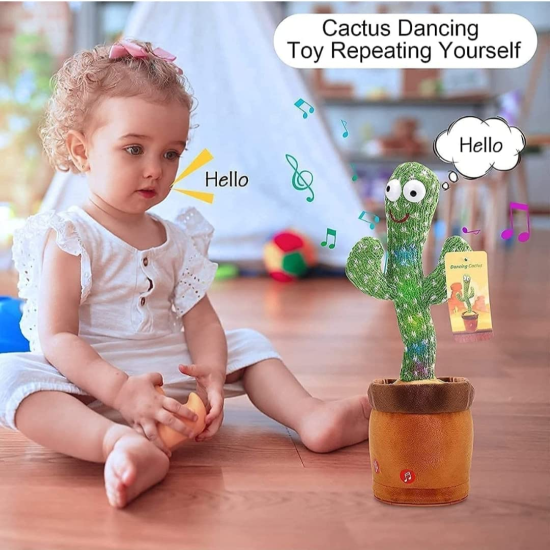  Dancing Cactus Talking Toy, Cactus Plush Toy