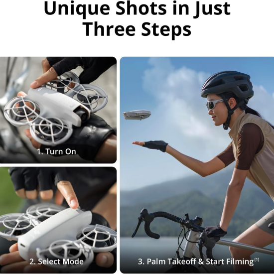  DJI Neo Motion Fly More Combo, Mini Drone with 4K UHD Camera