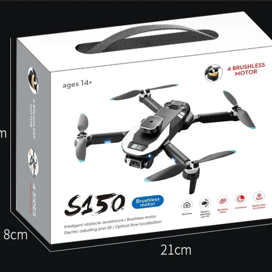 S150 Drone - 4K Professional ESC 8K Dual Camera Obstacle Avoidance Optical Flow 