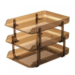 ELSOON 3 TIER DOCUMENT TRAY