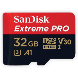 Sandisk MicroSDHC V30 32GB Extreme Pro 