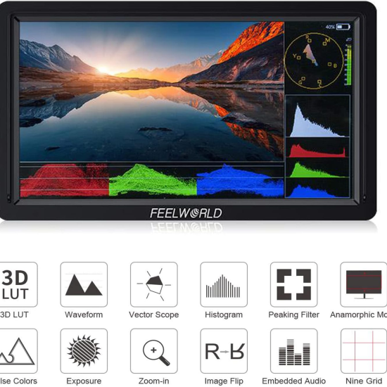 FEELWORLD FW568S 6 Inch Camera Field Monitor