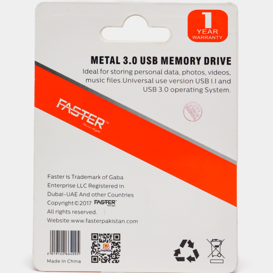 High Speed 64GB 3.0 Faster Metal USB Flash Drive
