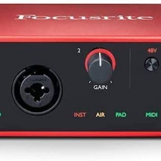  Focusrite Scarlett 4i4 3rd Gen USB Audio Interface, for Musicians, Songwriters, Guitarists, Content Creators — High-Fidelity, Studio Quality Recording