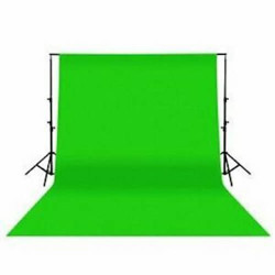 GREEN STUDIO COTTON BACKGROUND  OR BACKDROP  3 X 6M 