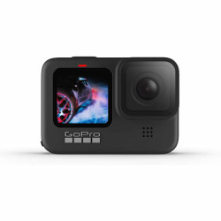 GoPro HERO9 - Waterproof Action Camera with Front LCD and Touch Rear Screens, 5K Ultra HD Video, 20MP Photos, 1080p Live Streaming, Webcam, Stabilization