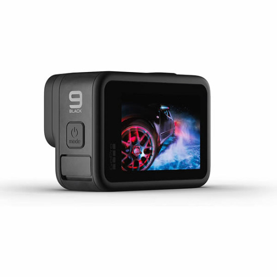 GoPro HERO9 - Waterproof Action Camera with Front LCD and Touch Rear Screens, 5K Ultra HD Video, 20MP Photos, 1080p Live Streaming, Webcam, Stabilization