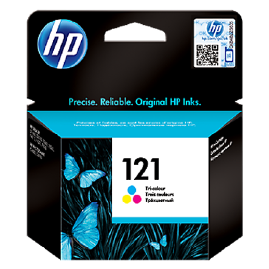 HP 121 Tri-color Original Ink Cartridge(CC643HE)