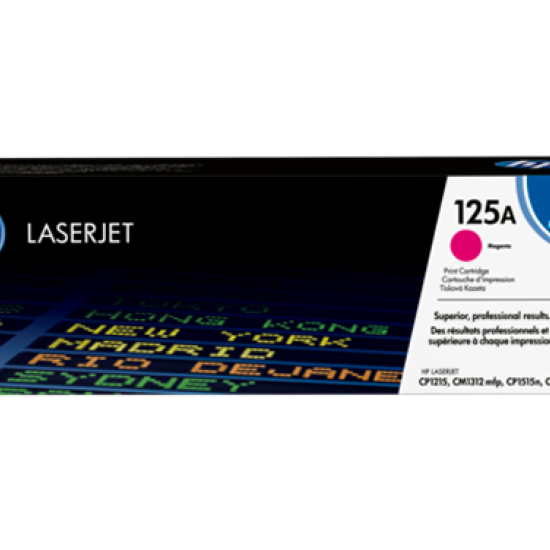 HP 125A MAGENTA ORIGINAL LASERJET TONER CARTRIDGE 